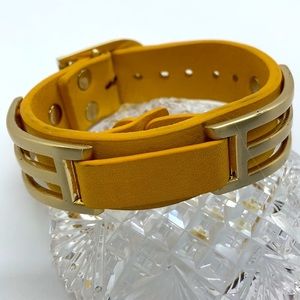 Hayden-Harnett Leather Wrist Cuff